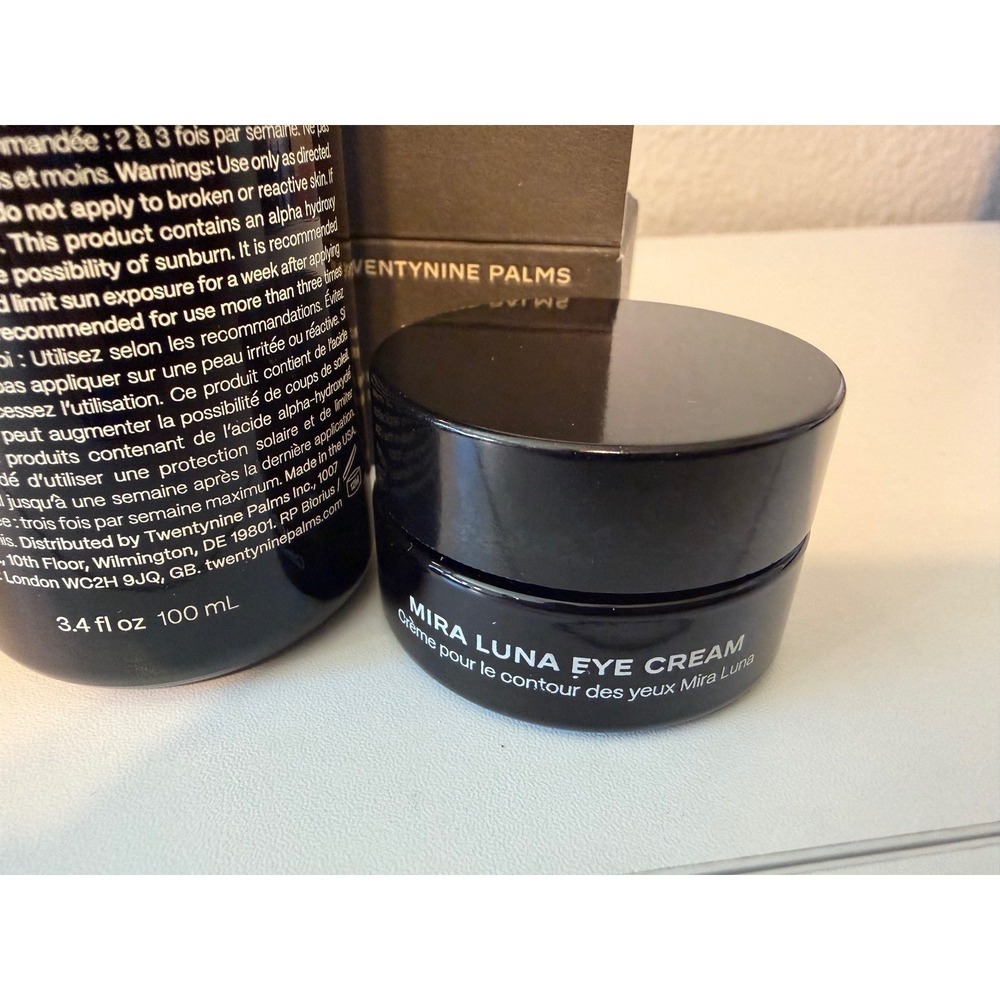 Twentynine Palms Skincare Set Cleanser Exfoliator Moisturizer Eye Cream NIB - Picture 8 of 8